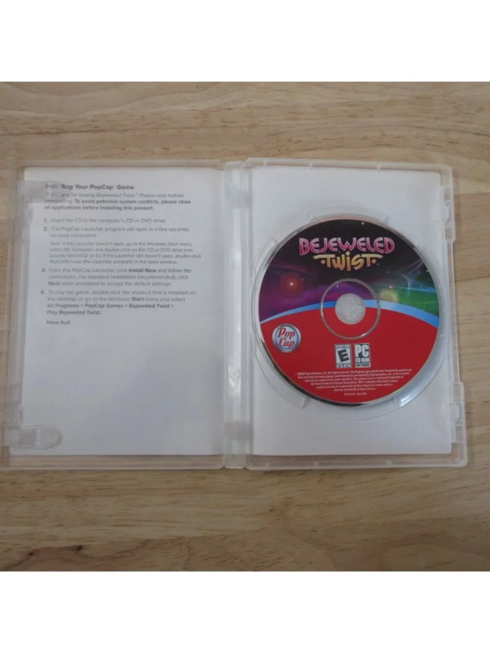 Popcap Bejeweled Twist PC CD-ROM Windows Puzzle game